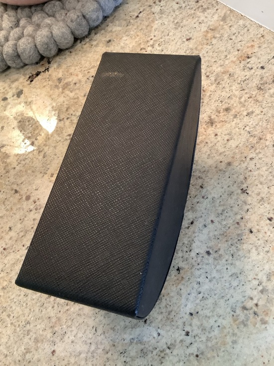 Prada Black Textured Sunglasses Case main image 4